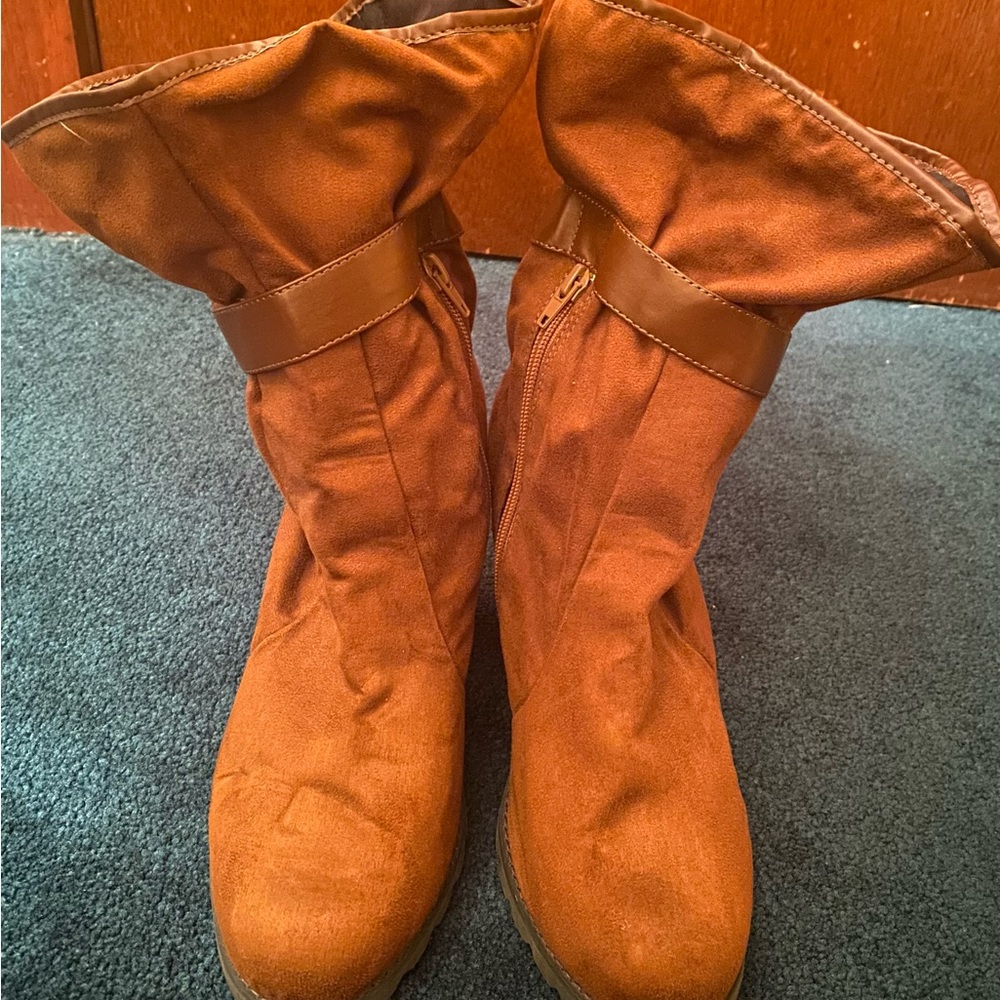 CLOUDWALKERS Wide Fit, AMBER, Mid-Boot - chocolate - size 10W